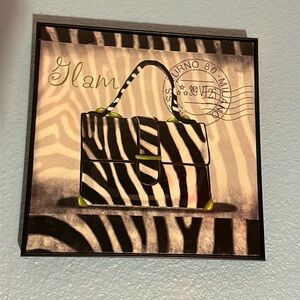 3pc Zebra Canvas Picture